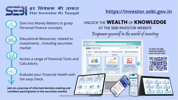 SEBI Investor Website – Har Investor Ki Taaqat. Unlock the wealth of knowledge at https://investor.sebi.gov.in